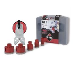 Rubi 50936 Kit DRY GRES Droogboren Set M14 28/35/43/50/68 mm