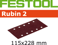 Festool 499032 Schuurstroken Rubin 2 STF 115x228/10 P80 RU/50