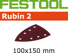 Festool 499136 Schuurbladen Rubin 2 STF Delta/100x150/7 P100 RU/50