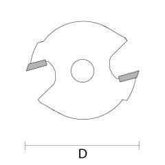 Strima 90503002 Schijffrees HM 50x3.0 mm