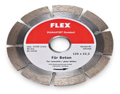 Flex-tools 349046 Diamantzaagblad 125 x 22,2 mm standaard Beton