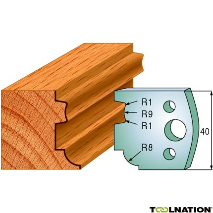 CMT 690.026 Profielmes paar hoogte 40 mm nummer 26 - 1