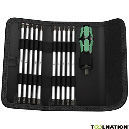 Wera 05002990001 88/1 Vario schroevendraaierset in etui, 11-delig - 1