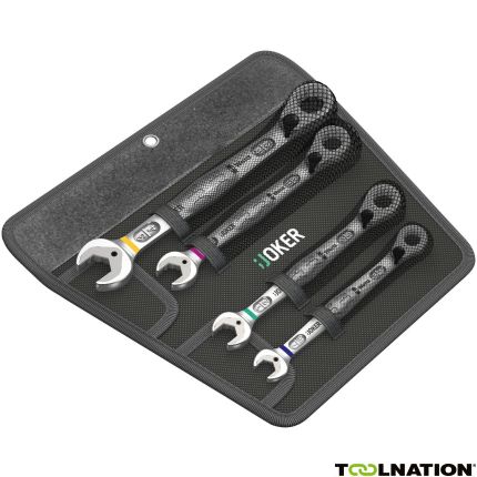 Wera 05020092001 Joker Switch Steek en ringratelsleutel-set, Inch, 4-delig - 2