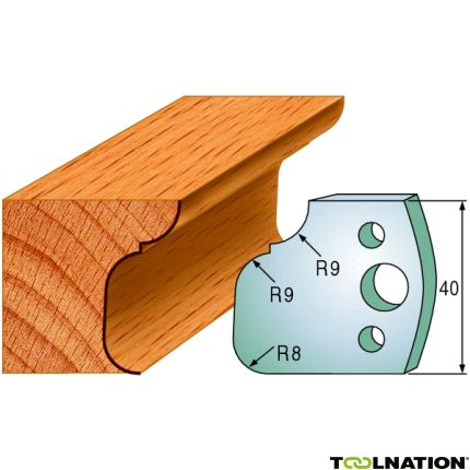 CMT 690.068 Profielmes paar hoogte 40 mm nummer 68 - 1