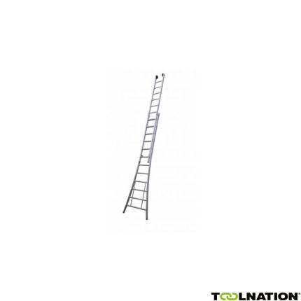 Little Jumbo 1250400216 Opsteekladder Superpro 2 x 16 treden geanodiseerd - 1