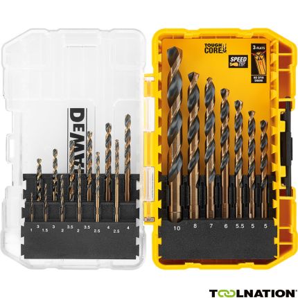 DeWalt DT70728-QZ metaalborenset in Tough Case 19-delig - 1