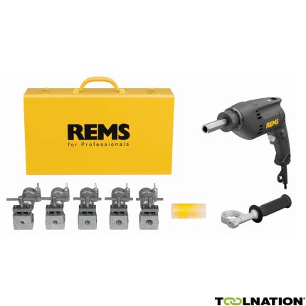 Rems 156004 R220 Twist Set 3/8-1/2-5/8-3/4-7/8" Elektrische Buisoptromper - 1