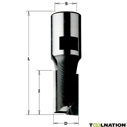 CMT 170.100.11 10 mm Groeffrees met binnendraad aansluiting M12 rechts - 1