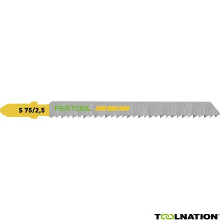 Festool 204256 S 75/2,5/5 Decoupeerzaagblad WOOD FINE CUT 5 stuks - 1