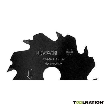 Bosch 3608641013 Schijffrees 105 mm 8T GFF22A - 1