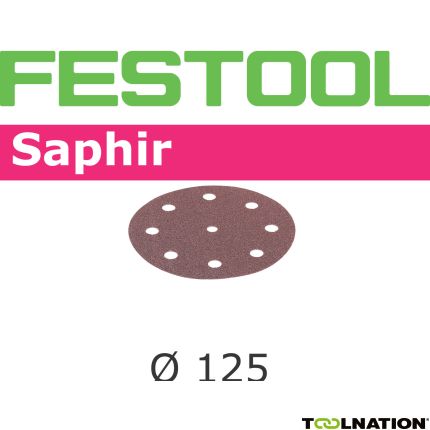 Festool 493124 Schuurschijven Saphir STF D125/90 P24 SA/25 - 1