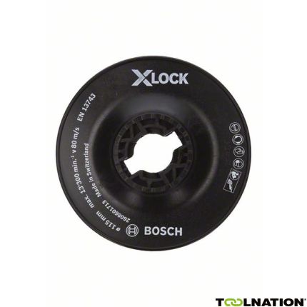 Bosch X-LOCK Steunschijf 125 mm medium 2608601715 - 2