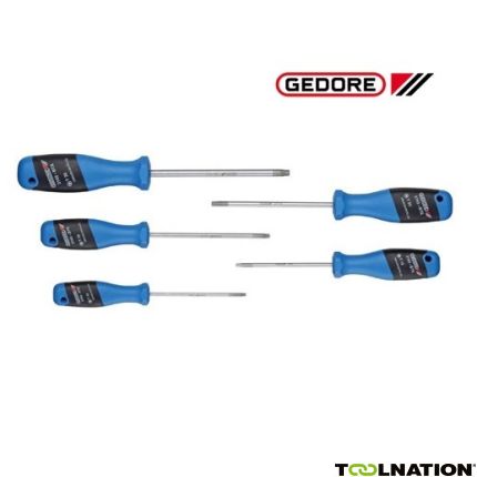 Gedore 1482327 2163 TX-05 3-C schroevendraaierset 5-dlg TORX T10-T30 - 1