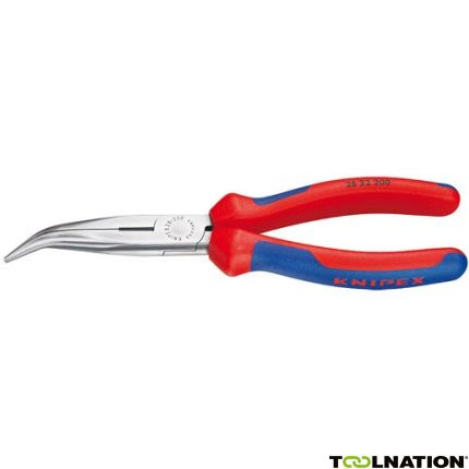 Knipex 26 22 200 Telefoontang gebogen + zijsnijder 200 mm - 1