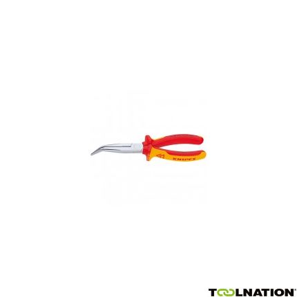 Knipex 26 26 200 Telefoontang gebogen + zijsnijder VDE 200 mm - 1