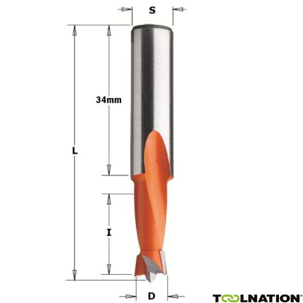 CMT 361.060.11 Drevelboor 6mm, schacht 10x34, rechts - 1