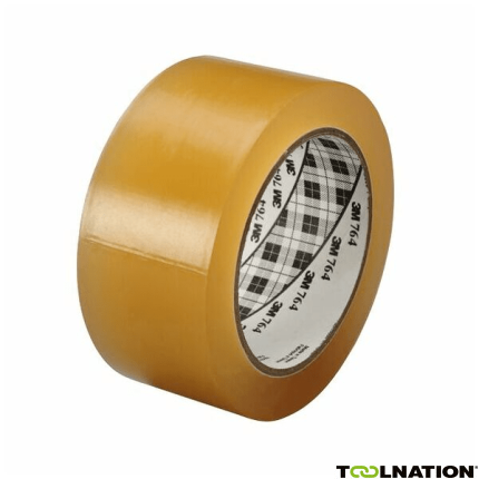 3M 7000048914 3M Universele Vinyl Tape 764, Transparant, 50 mm x 33 m - 1