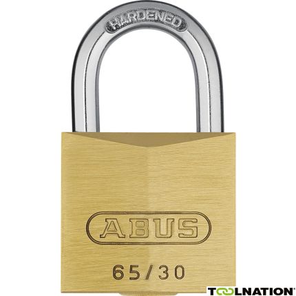 ABUS 65/30 TRIPLES C Messing Hangslot, 3 stuks - 1