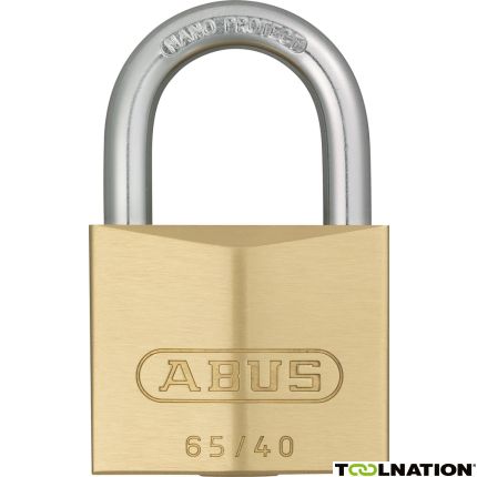 ABUS 65/40 TWINS C Messing Hangslot, 2 stuks - 1