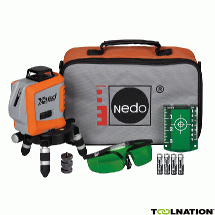 Nedo 460875 X-Liner 360 Multilijnlaser green - 2