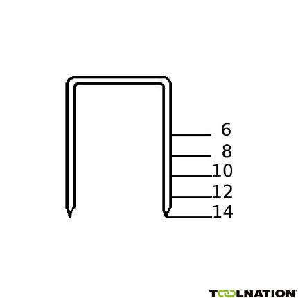 Haubold 503105 KL1406 CNK nieten 6 mm Verzinkt - 1