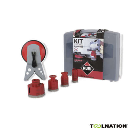 Rubi 50917 Kit DRY GRES Droogboren Set M14 28/35/43/68 mm - 1