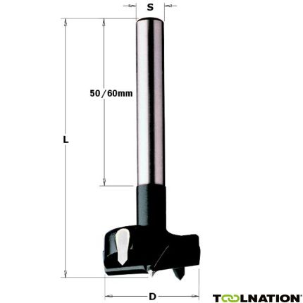 CMT 512.150.11 Cylinderkopboor met cylindrische schacht 15mm - 1