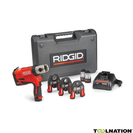 Ridgid 59198 RP240 12 - 35 mm Accu Perstang 12V 2.5 Ah Li-Ion + 3 bekken V15-V22-V28 - 3