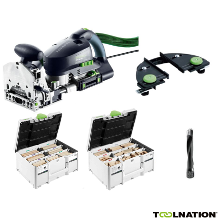 Festool CRAZYDEAL044 576426 DF700 EQ Plus Dominofreesmachine Domino XL Voordeelpakket - 4