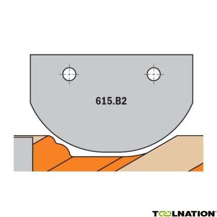 CMT 615.B2 Profielmessen voor art. 615 profiel B2 - 1