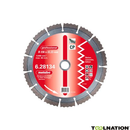 Metabo 628131000 DIA-DSS Professional CP Beton Diamantzaagblad 125x2,15x22,23mm 2 stuks - 1