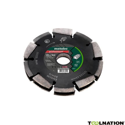 Metabo 628298000 DIA-FS2 Professional UP Universeel Diamantzaagblad 125x18x22,23mm - 1