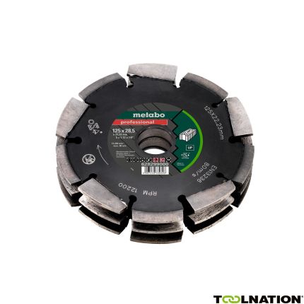 Metabo 628299000 DIA-FS3 Professional UP Universeel Diamantzaagblad 125x28,5x22,23mm - 1