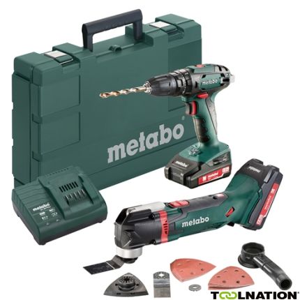 Metabo 685088000 Comboset 2.6.2 18V 2,0Ah Li-Ion - SB18 Accuklopboor + MT18LTX Multitool - 1