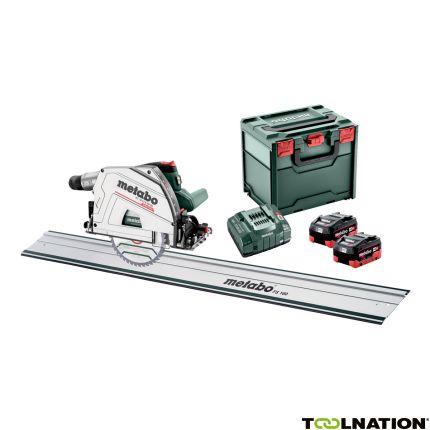 Metabo 601866660/629011000 SET KT 18 LTX 66 BL Accu Invalzaag 18V 5,5Ah LiHD in metabox + Geleiderail FS160 - 2