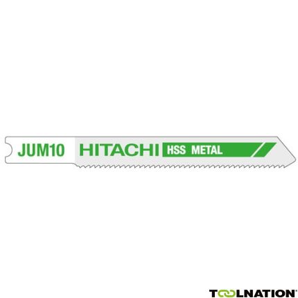 HiKOKI 750026 JUM10 decoupeerzaagblad voor Metaal 70,0/50,0 x 7,5 x 0,8 5 stuks - 1