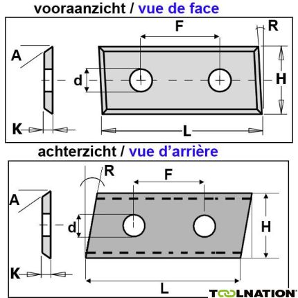 CMT 790.315.00 WPL speciaal wisselmes F1730 10 stuks - 1