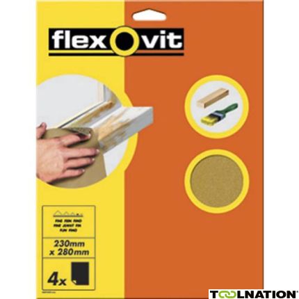 Flexovit 63642558235 A700 Schuurvel 230 x 280 P100 Universeel 25 stuks - 1