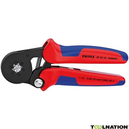 Knipex 975314SB Zelfstellende Krimptang 180 mm - 1