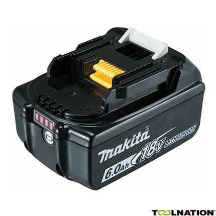 Makita 197422-4 BL1860B accu 18 Volt 6.0 AH Li-ion - 1