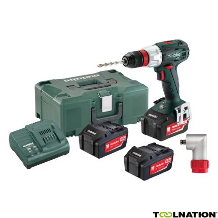 Metabo 602104960 BS18LT Quick Accuboormachine 18 Volt 4.0 AH Li-ion + gratis 3e accu! - 5