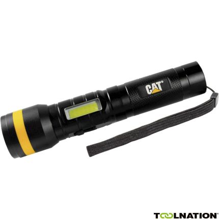 CAT CT6315 Focus Tactical LED Zaklamp 100-1200 Lumen met powerbank functie - 1