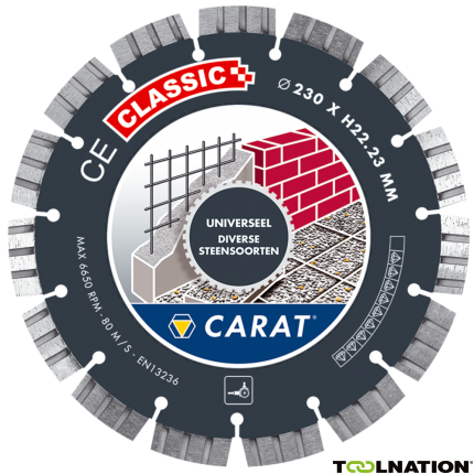 Carat CEC1253000 Diamantzaag Universeel CE Classic 125 x 22,23 - 1