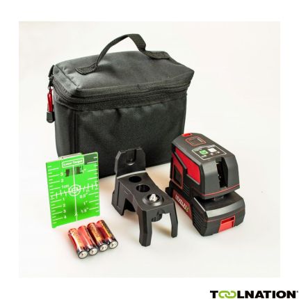 Levelfix 556222 CL202G SET Kruislijnlaser Groen + Statief - 1