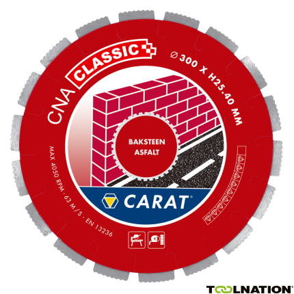 Carat CNAC370500 diamantzaagblad BAKSTEEN / ASFALT CNA CLASSIC 370x30,0MM - 1