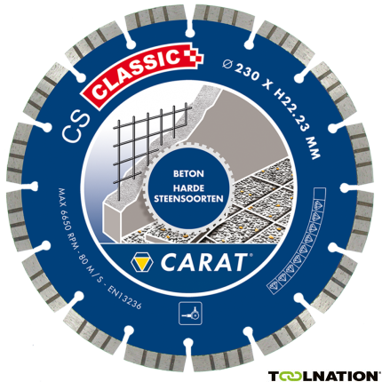 Carat CSC1153000 Diamantzaag Beton CS Classic 115 x 22,23 - 1