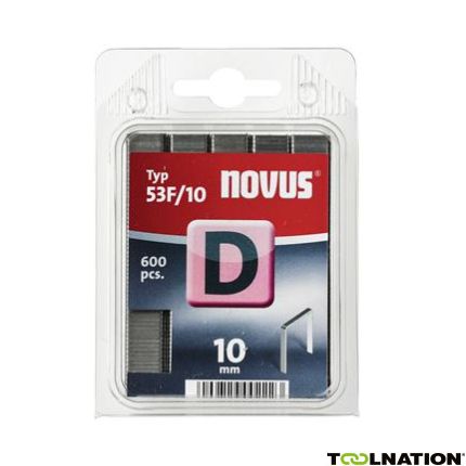 Novus 042-0376 D 53F/10 nieten 10 mm 600 Stuks - 1