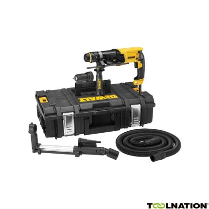 DeWalt D25135K-QS - D25134K-QS SDS-Plus combihamer 800W + D25301D-XJ Stofafzuigset - 1