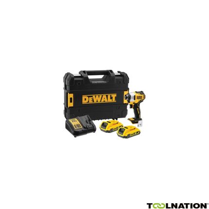 DeWalt DCF809D2T-QW Slagschroevendraaier Koolborsteloos 18V 2.0Ah Li-Ion in TSTAK - 3